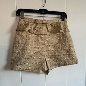 Red Valentino Gold Short 42